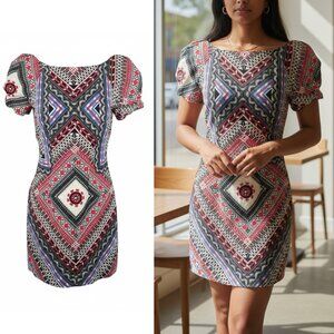 Farm Rio Corduroy Mini Dress Size Small Made In Brazil